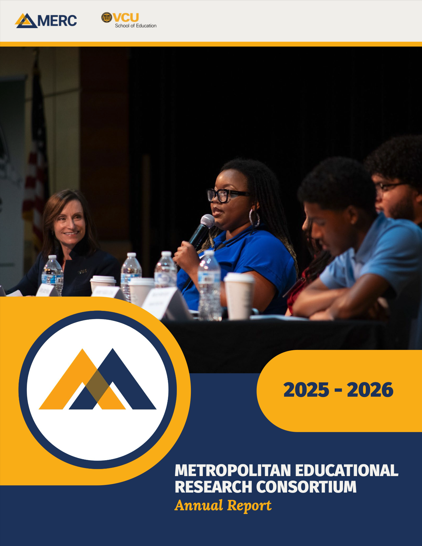 The cover of the 2026 Annual Report of the Metropolitan Educational Research Consortium